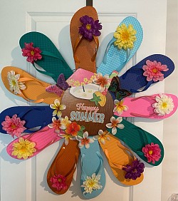 Flip Flops Wreath