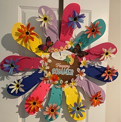 Flip Flops Wreath