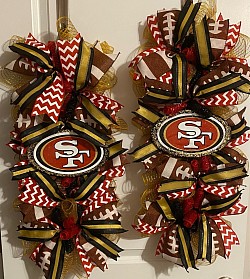 Stick Football Wreath