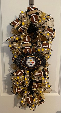 Stick Football Wreath