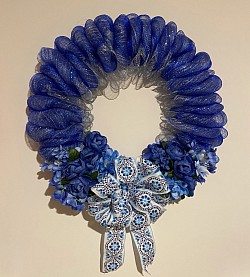 Blue Mesh Arrangement $ 55.00