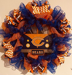 Chicago Bears Wreath $65.00 - SOLD