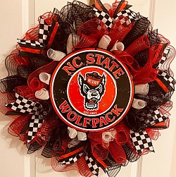 NC State Wreath $65,00 - SOLD