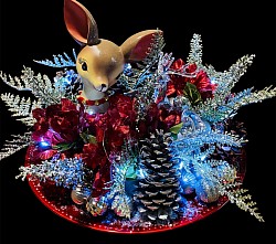 Christmas Charger Plate Arrangement - $ 40  Sold