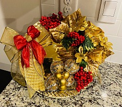 Christmas Charger Plate $35.00 SOLD