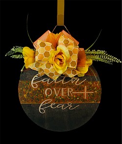 Wood Door Wreath $35.00 - SOLD